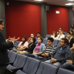 Conferencia fue impartida a alumnos de la Faultad de Comunicación de la UAg