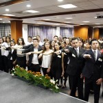 Toma de protesta de los alumnos de la UAG, que ya son socios del Colegio de Contadores Públicos de Guadalajara.